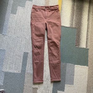 Madewell 10” high rise skinny jeans